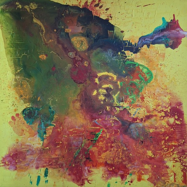 Nr 785 Lyrische Traumlandschaften nach Das Karusell 2 100x100 cm Jahr 2025